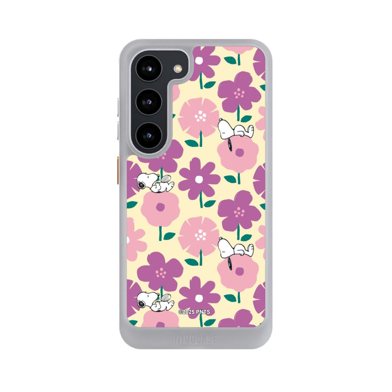 Galaxy S23 NIVOcore Peanuts Flower Pattern Yellow
