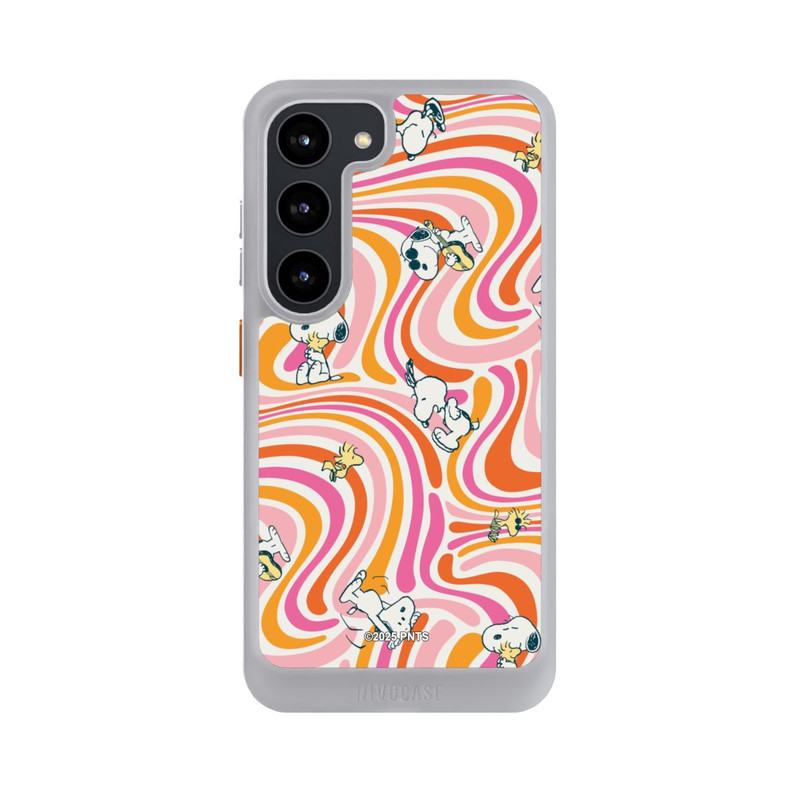 Galaxy S23 NIVOcore Peanuts Hippie Pattern Orange