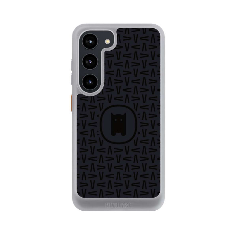 Galaxy S23 NIVOcore Nivocase Muster Schwarz Grau