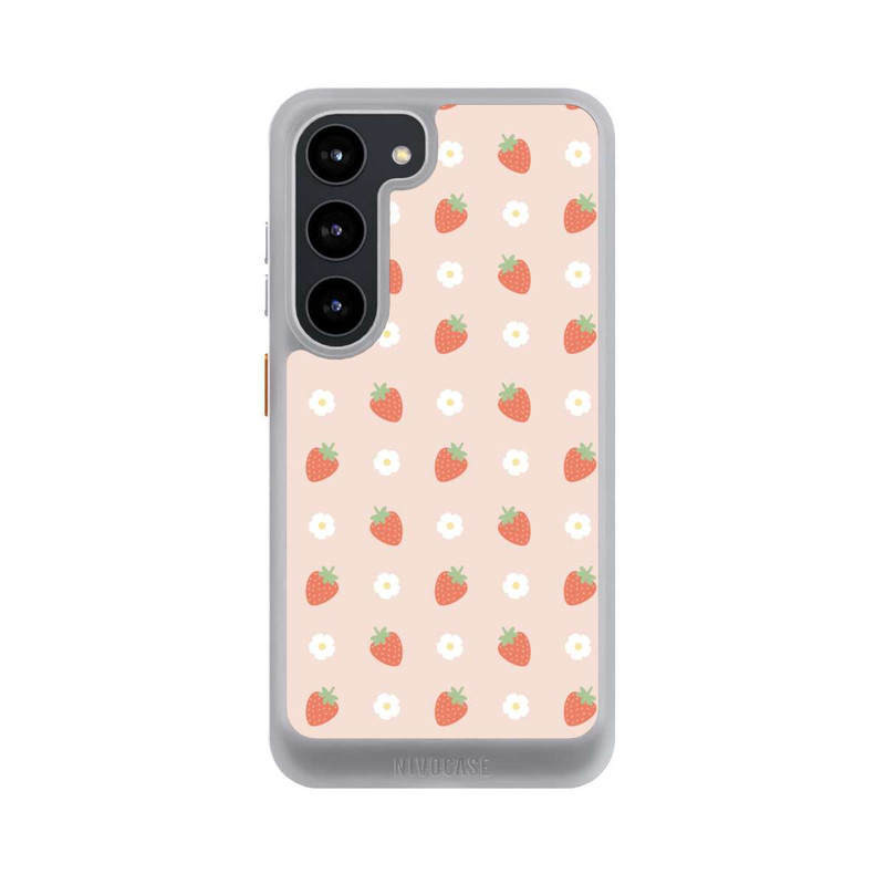 Galaxy S23 NIVOcore Süße Erdbeeren Muster
