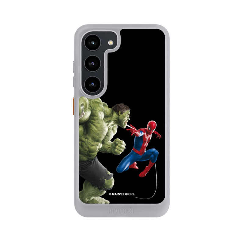 Galaxy S23 NIVOcore Spider-Man fights Hulk