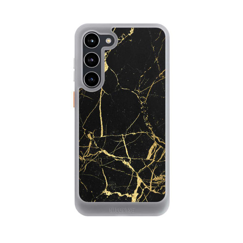 Samsung Galaxy S23+ NIVOcore Schwarzgoldener Marmor-Look