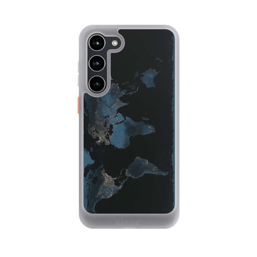 Samsung Galaxy S23+ NIVOcore Carte du Monde Nuit