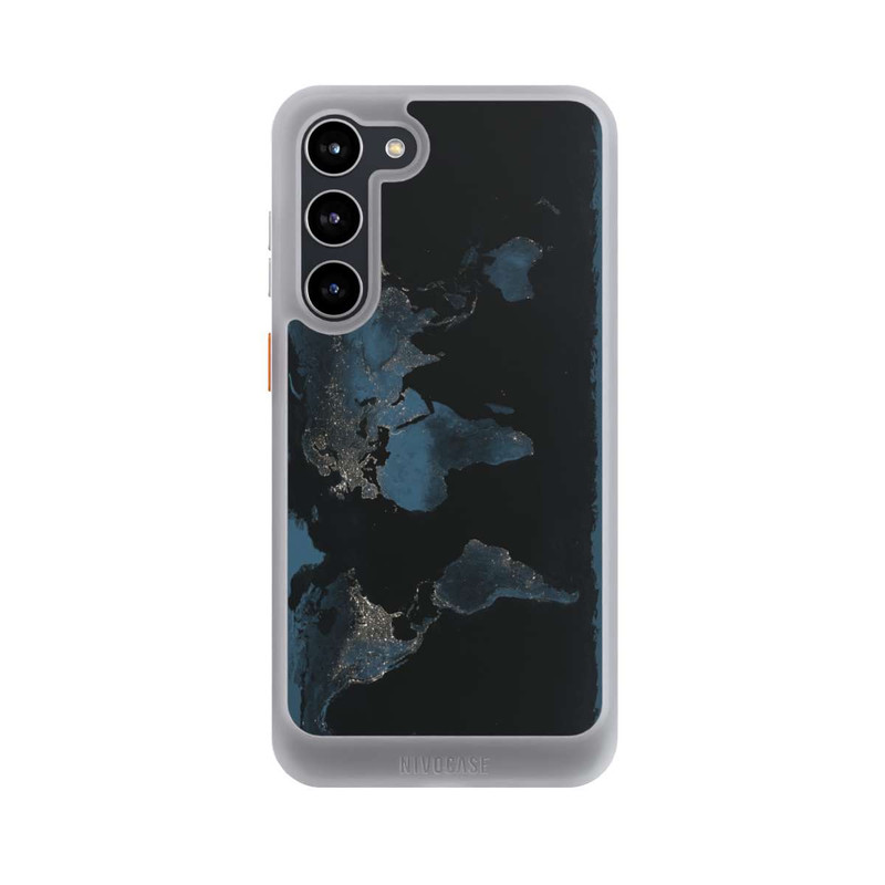 Galaxy S23 + NIVOcore Carte du Monde Nuit