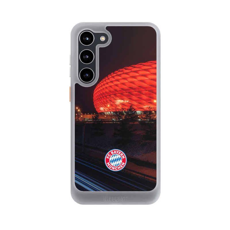 Galaxy S23 + NIVOcore Allianz Arena bei Nacht FCB