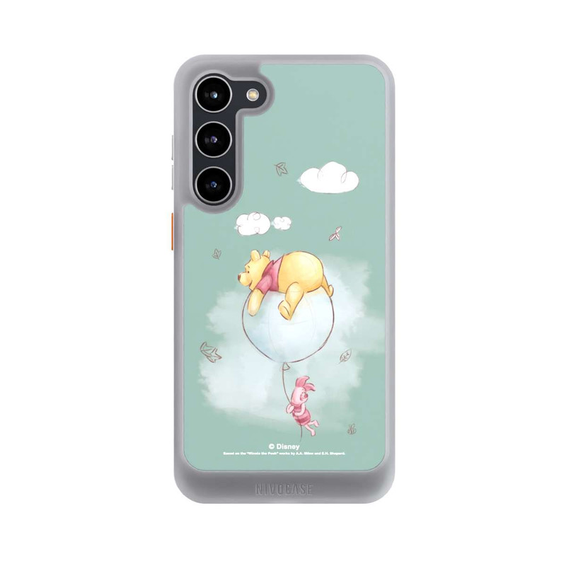 Galaxy S23 + NIVOcore Unerschrocken durch einen Ballon