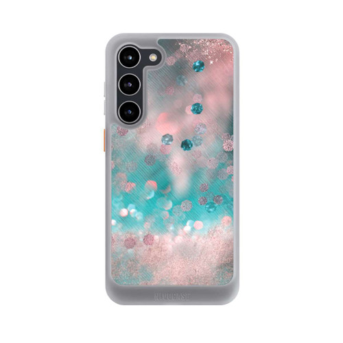 Samsung Galaxy S23+ NIVOcore Look pailleté glamour turquoise