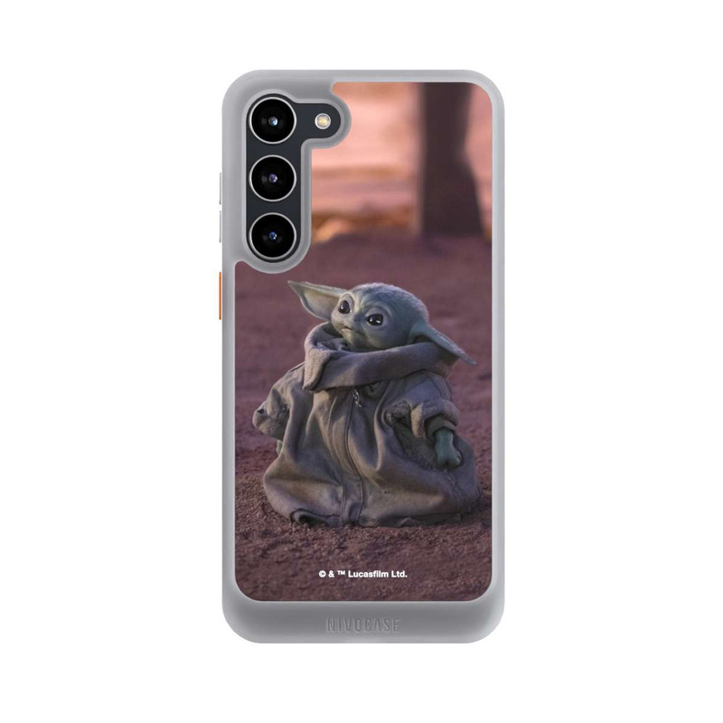 Galaxy S23 + NIVOcore The Child schaut nach oben