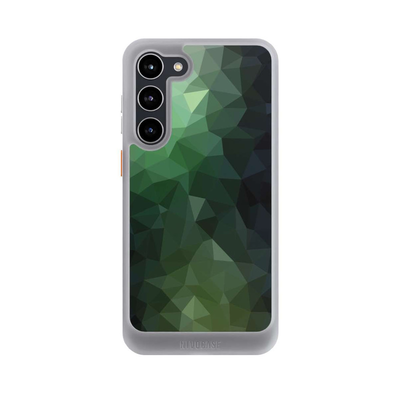 Galaxy S23 + NIVOcore Polygonal Mosaic Green