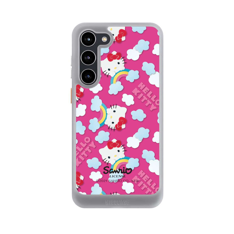 Galaxy S23 + NIVOcore Hello Kitty Regenbogenmuster
