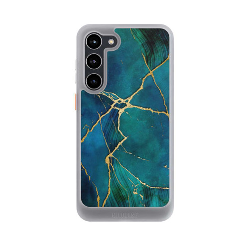 Samsung Galaxy S23+ NIVOcore Look minéral glamour bleu or