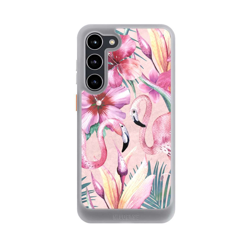 Galaxy S23 + NIVOcore Rêves de flamants roses