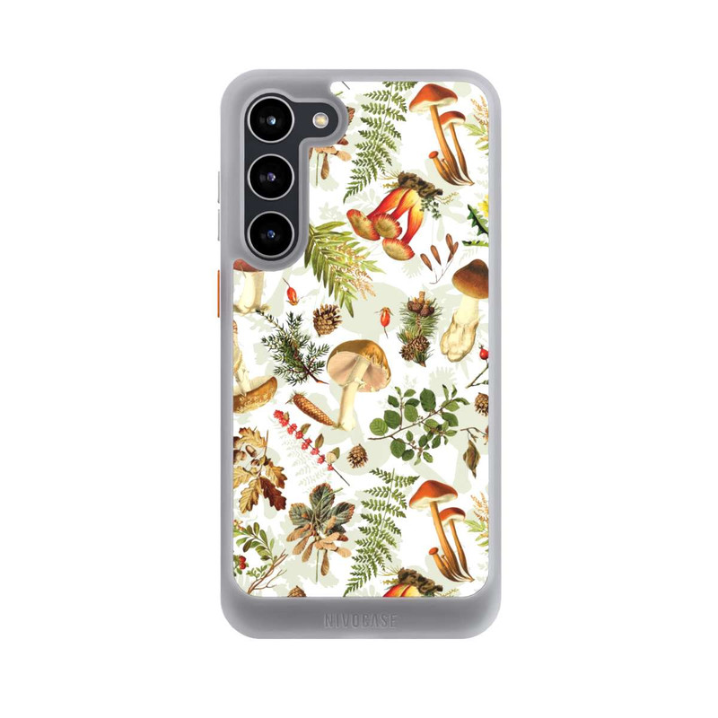 Galaxy S23 + NIVOcore Pilzmuster Weiß