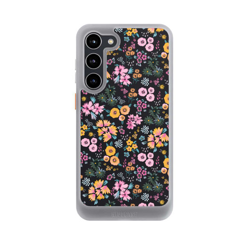 Samsung Galaxy S23+ NIVOcore Kleine bunte Blumen Schwarz 2