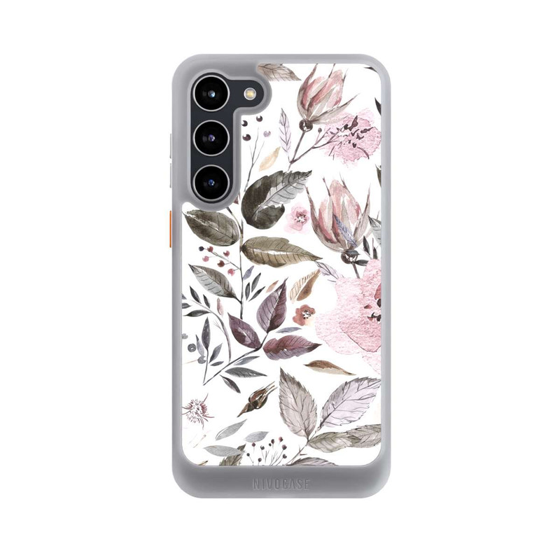 Galaxy S23 + NIVOcore Aquarell braune Rosenblüten