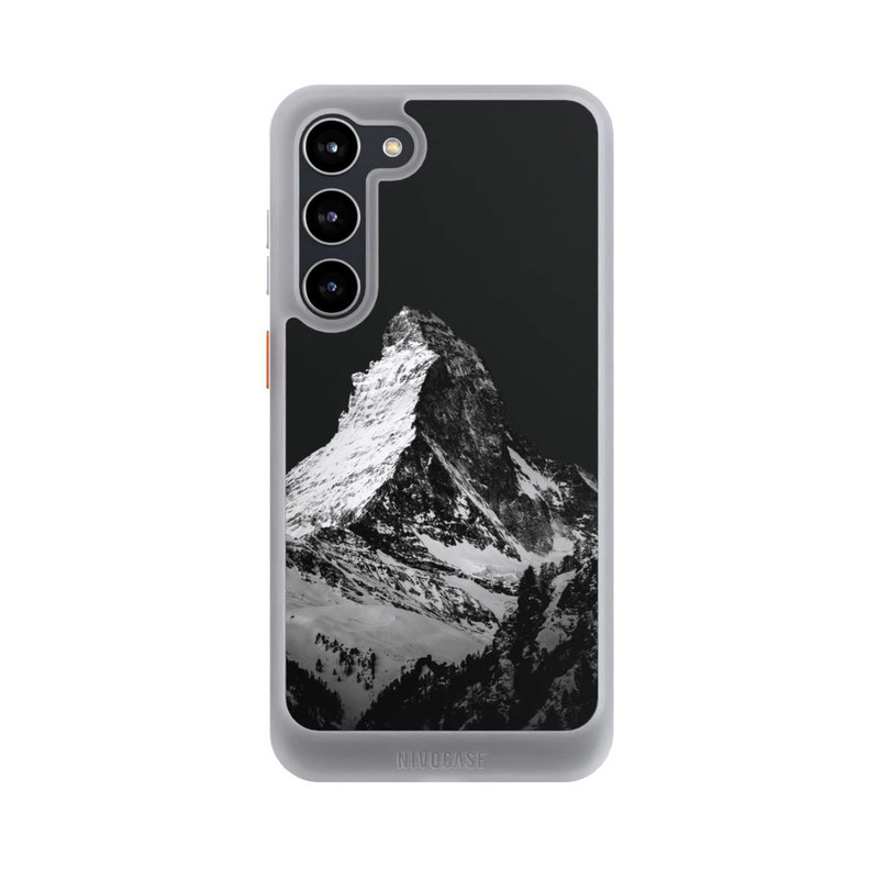 Galaxy S23 + NIVOcore Schneebedeckte Berge