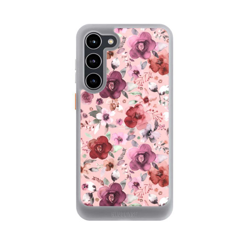 Samsung Galaxy S23+ NIVOcore Üppiger romantischer Blumenstrauß rosa