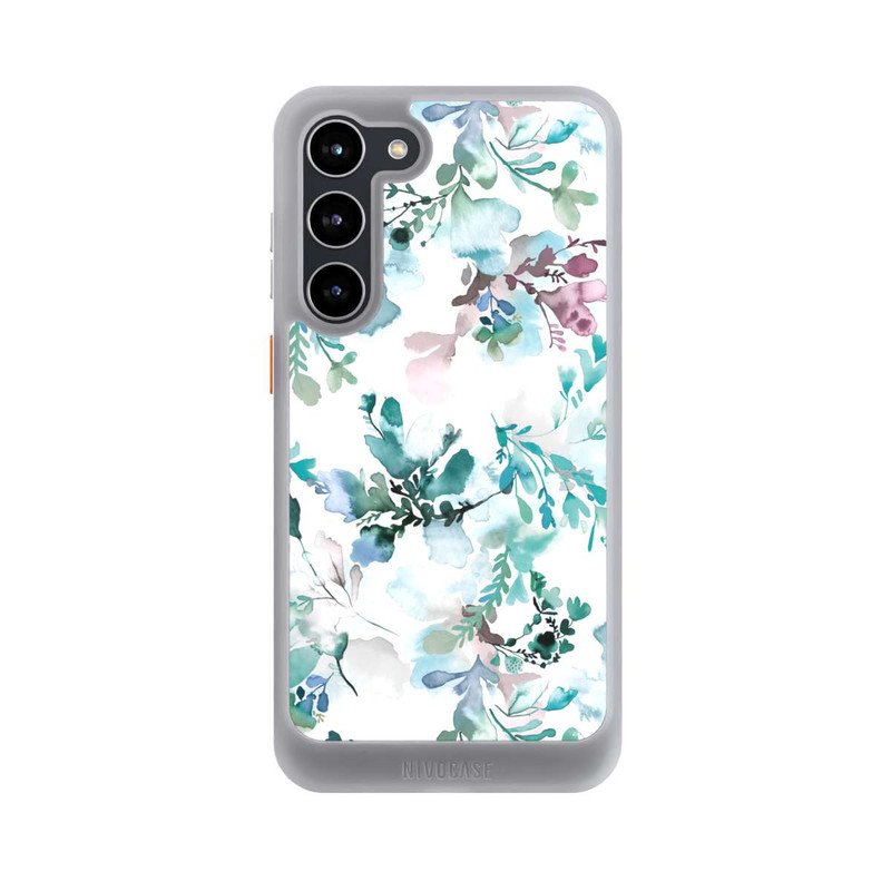 Galaxy S23 + NIVOcore Zarte Herbstblumen Eukalyptus