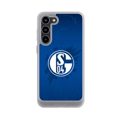 Samsung Galaxy S23+ NIVOcore Schalke 04 Farbe Fleck Blau