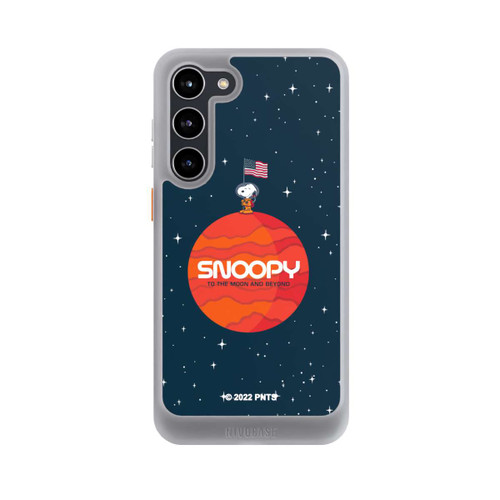 Samsung Galaxy S23+ NIVOcore Snoopy Weltraumreisender Orange
