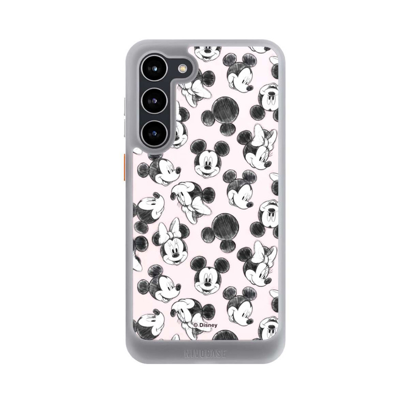 Galaxy S23 + NIVOcore Minnie & Mickey Viele Gesichter Pink