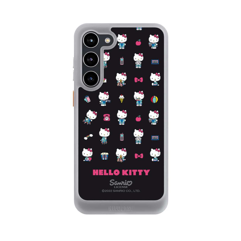 Galaxy S23 + NIVOcore Hello Kitty 90s Schwarz