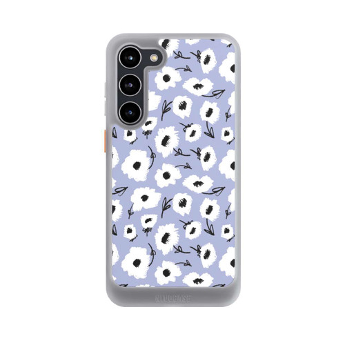 Samsung Galaxy S23+ NIVOcore Pattern Fleurs Lilas
