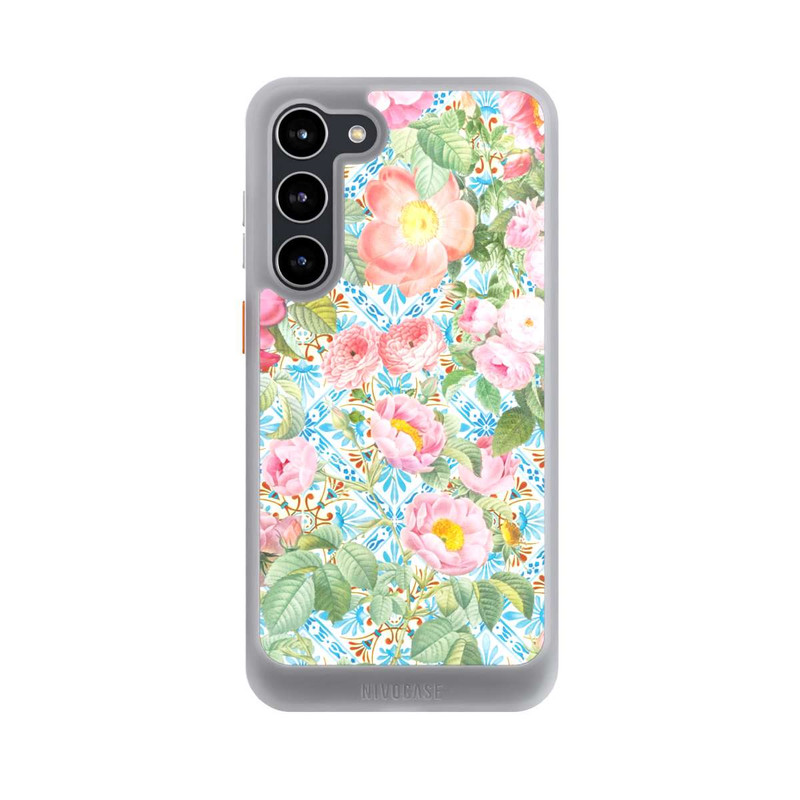 Galaxy S23 + NIVOcore Greek peonies pattern