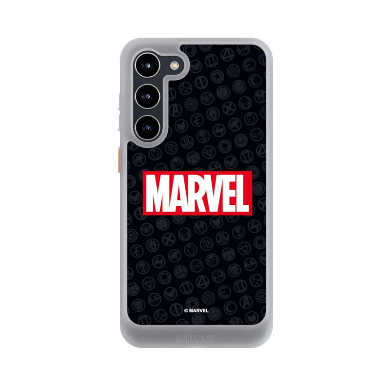 Galaxy S23 + NIVOcore Marvel Logo Black Red 