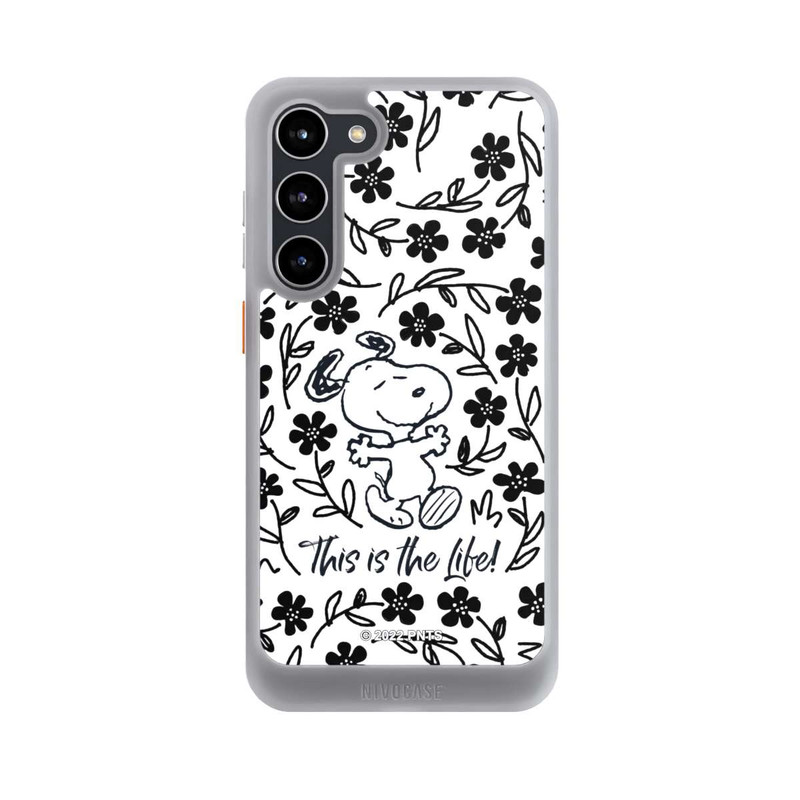 Galaxy S23 + NIVOcore Snoopy schwarz und weiß This Is The Life