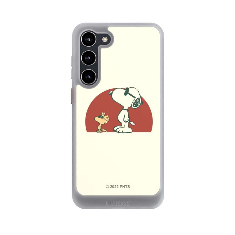 Galaxy S23 + NIVOcore Snoopy Woodstock weit draußen