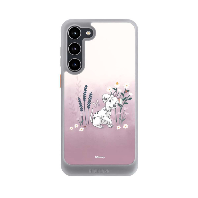 Galaxy S23 + NIVOcore 101 Dalamatiner mit Blumen