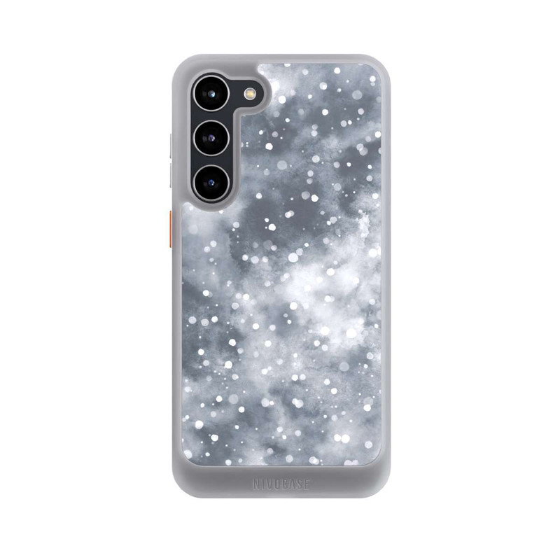 Galaxy S23 + NIVOcore Abstrakter Winterschneehimmel