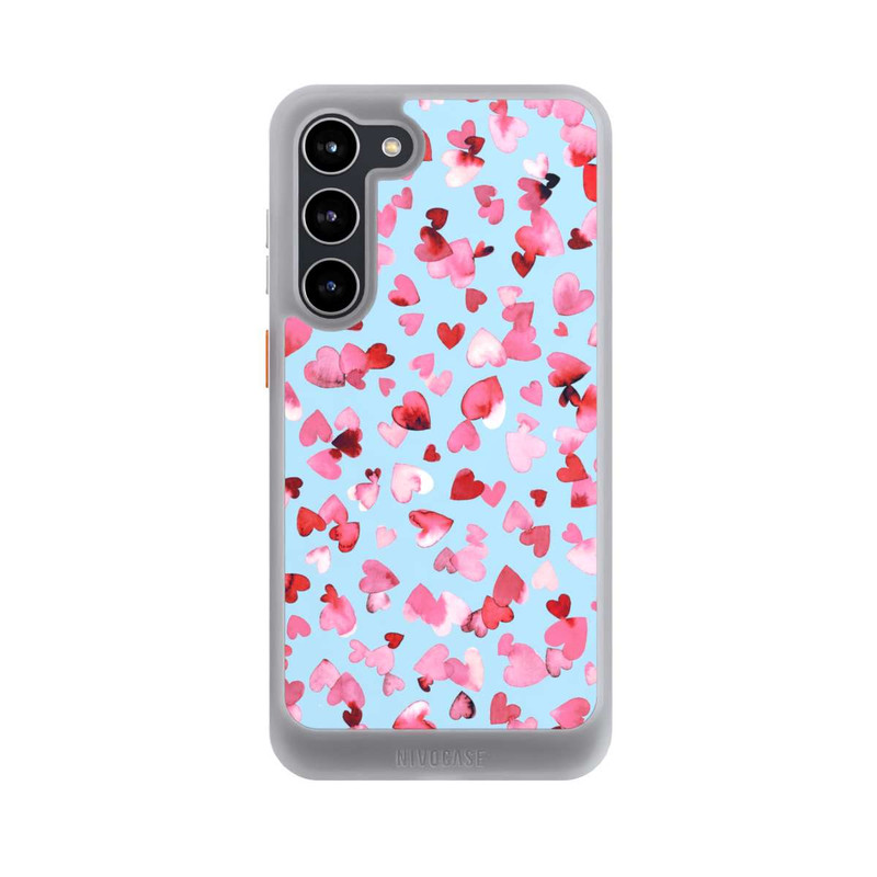 Galaxy S23 + NIVOcore Valentines Love Hearts Pink Blue