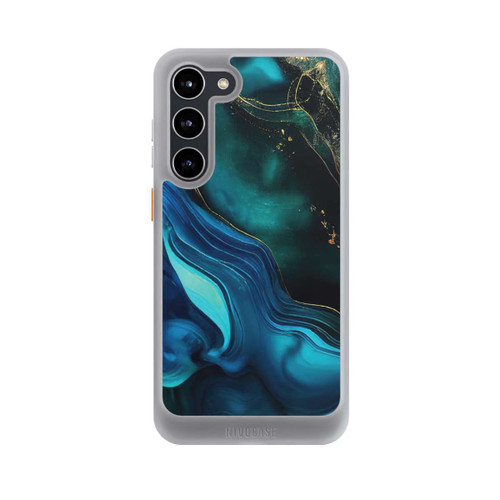 Samsung Galaxy S23+ NIVOcore Encre bleue et dorée avec IA
