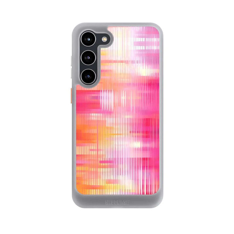 Galaxy S23 + NIVOcore Glitch Pink Orange