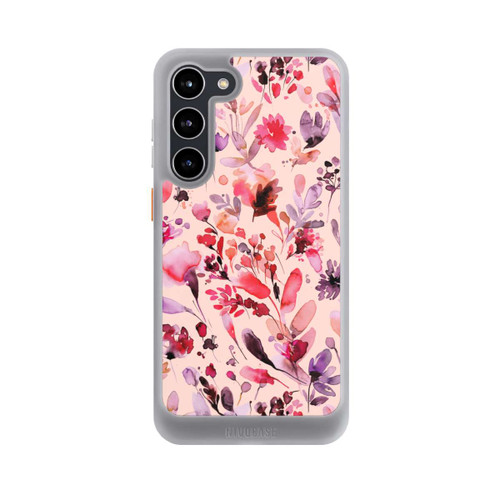 Samsung Galaxy S23+ NIVOcore Künstlerische Blumen Viva Magenta