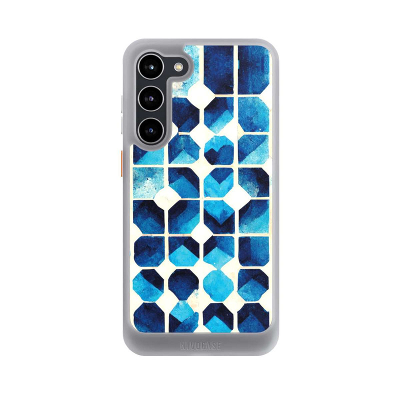 Galaxy S23 + NIVOcore Motif bleu
