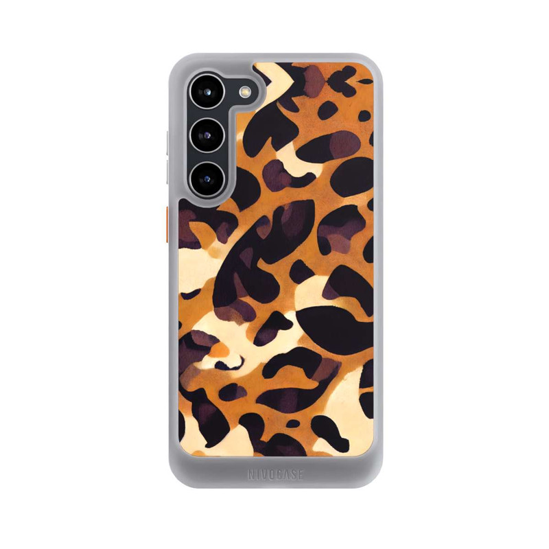 Galaxy S23 + NIVOcore motif lion marron clair