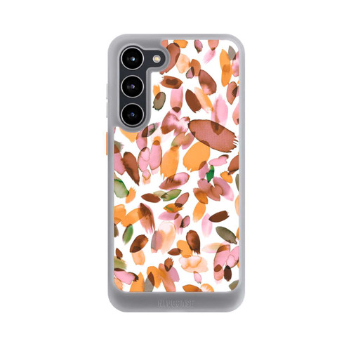 Samsung Galaxy S23+ NIVOcore Watercolor Petal Stains Orange