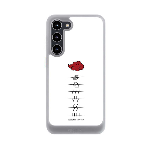 Samsung Galaxy S23+ NIVOcore Akatsuki Mitgliedersymbole Weiß