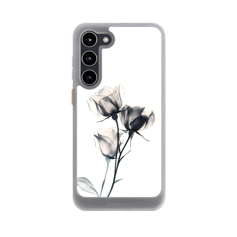 Galaxy S23 + NIVOcore Schwarze Blume
