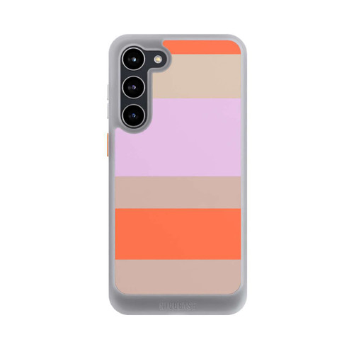 Samsung Galaxy S23+ NIVOcore Moca Lila Orange Stripes