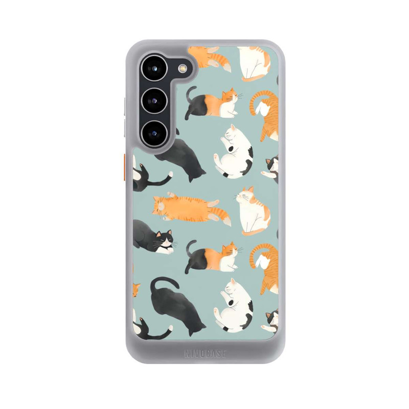 Galaxy S23 + NIVOcore Cats Pattern