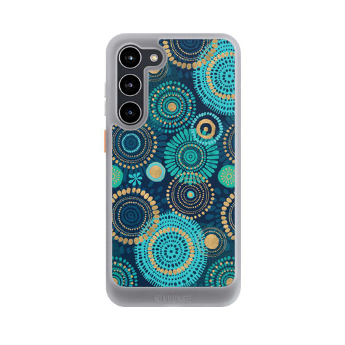 Samsung Galaxy S23+ NIVOcore Blockprint India Teal Gold