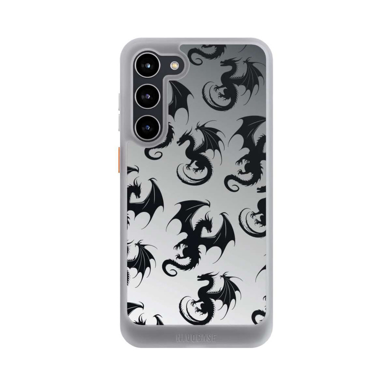 Galaxy S23 + NIVOcore Dragon Pattern Grey