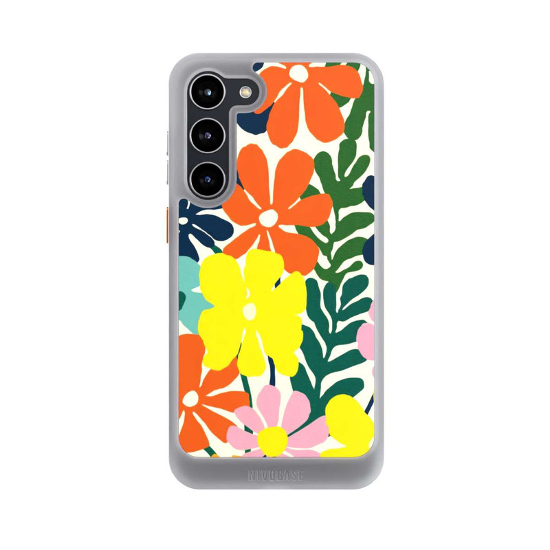 Galaxy S23 + NIVOcore Blumen Farbenpracht