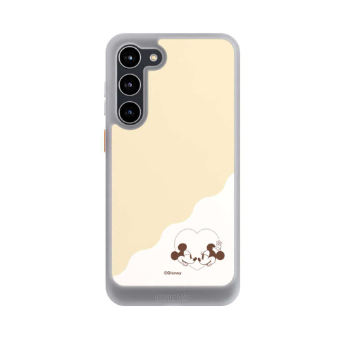 Samsung Galaxy S23+ NIVOcore Mickey and Minnie Love Heart Beige