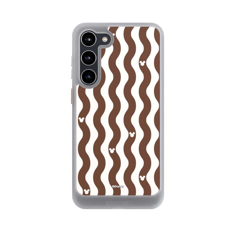 Galaxy S23 + NIVOcore Micky Muster Braune Wellen