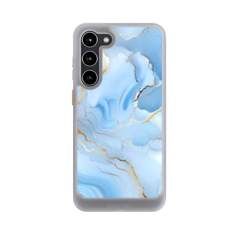 Galaxy S23 + NIVOcore Blue Marble Goldprint